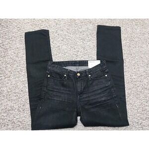 Acquaverde Size 25 New Blondie Style Black Denim 26x29